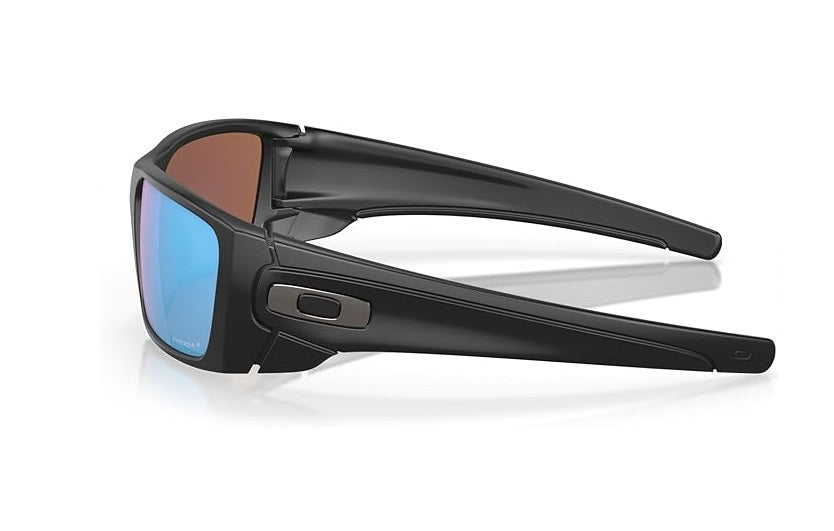 OAKLEY FUEL CELL SUNGLASSES / MATTE BLACK FRAME / PRIZM DEEP WATER POLARIZED LENS / SKU 009096-D8