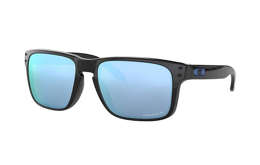 OAKLEY HOLBROOK SUNGLASSES / POLISHED BLACK / PRIZM DEEP WATER POLARIZED / SKU 009102-C1