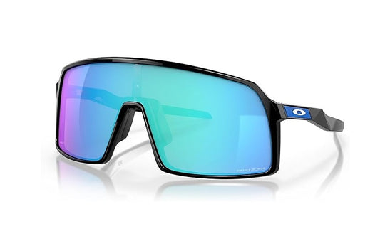 OAKLEY SUTRO SUNGLASSES / POLISHED BLACK / PRIZM SAPPHIRE / SKU 009406-90